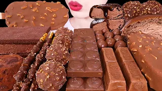 ASMR MUKBANG｜CHOCOLATE PARTY *ICE CREAM, RICE CAKE, MAGNUM, MALTESERS, M&M, SNACK 편의점 초콜릿 디저트 먹방