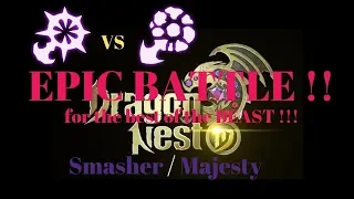 Epic BATTLE for both Sorceress Majesty vs Smasher (DRAGON NEST SEA) pvp