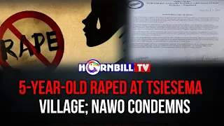 5-YEAR-OLD RAPED AT TSIESEMA VILLAGE; NAWO CONDEMNS