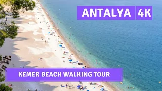 Antalya Beach Kemer 2021 40Min Collection Of Our Previous Walking Tours|4k UHD 60fps