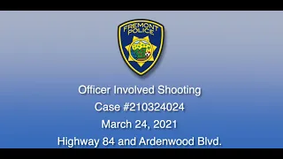 March 24, 2021 Officer Involved Shooting - Incident Video