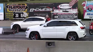 AMG GLC 63 vs Supercharged SRT Jeep, Ford Lightning & Denali 1/4 Mile