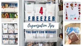 How To Organize a Freezer & KEEP it that way! Plus get our money SAVING tips & FREE labels!