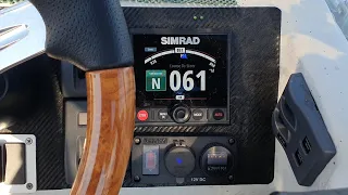 Установка контроллера автопилота Simrad AP44 и некая калибровка