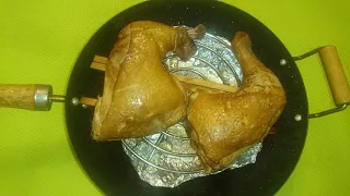 ОКОРОЧКА ГОРЯЧЕГО КОПЧЕНИЯ ЗА ЧАС  Smoked chicken without a smokehouse in a pan