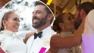 Jennifer Lopez celebrates one year of marriage to Ben Affleck by sharing never before seen wedding s