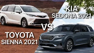 Toyota Sienna 2021 vs. Kia Sedona 2021 | Automexico