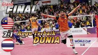 FINAL Regu Terbaik (01) MALAYSIA 🇲🇾 Vs THAILAND 🇹🇭 ISTAF World Cup 2024