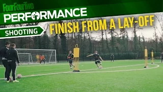 Soccer shooting exercise | How to finish from a lay-off drill | Swansea City Academy