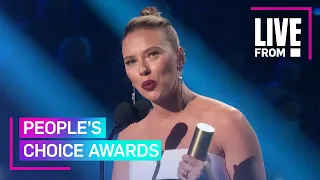 Scarlett Johansson Wins Female Movie Star Award at 2021 PCAs | People's Choice Awards