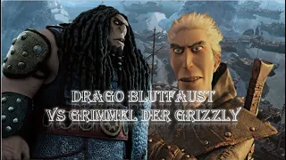 Drago Blutfaust vs Grimmel der Grizzly