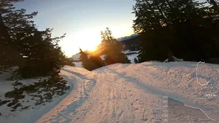 La Clusaz / L'Étale en ski de rando - 17 Decembre 2023