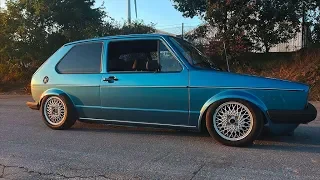 Lowering a Mk1 Golf on $55 coilovers