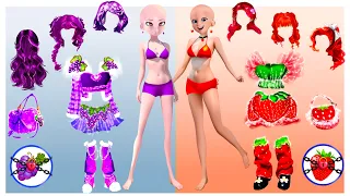 Marinette, Chloe, Alya & Juleka Get FRUIT CLOTHES | Style wow