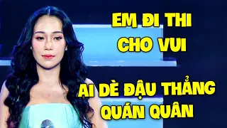 CHẤN ĐỘNG thí sinh VỪA HÁT ĐÃ ĐẬU THẲNG QUÁN QUÂN dù giải thích "EM THI CHO VUI" | Song Ca Giấu Mặt