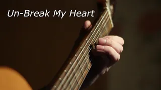 Unbreak my Heart Guitar Fingerstyle cover : Easy tabs sheet