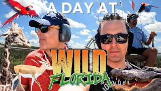 A DAY AT WILD FLORIDA AIRBOATS & SAFARI ORLANDO | WALT DISNEY WORLD VLOGS