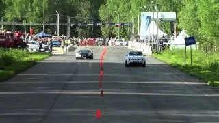 Bugatti Veyron vs Nissan Juke R Drag Race 2013