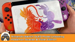 [Nintendo Switch OLED Model Pokémon Scarlet & Violet Edition] Unboxing