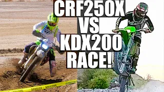 Which is Faster?! KDX200 & CRF250X