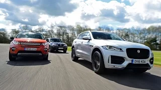 Jaguar F-Pace vs Land Rover Discovery Sport vs BMW X3