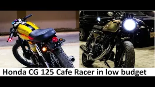 Honda cg 125 modified Cafe racer