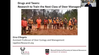 Drugs and Tasers:  Research to Train the Next Class of Deer Managers | NDA Beer & Deer Webinar