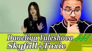 Daneliya Tuleshova - Skyfall+Toxic |REACTION|