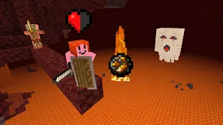 Minecraft half a heart challenge... #2