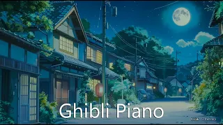 Ghibli piano music | Goodnight Ghibli - Ghibli music collection with the best melodies 🎧