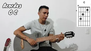 Como tocar en guitarra Nuestro Juramento - Julio jaramillo cover acústico acordes fáciles tutorial
