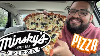 Minsky’s Pizza Mukbang | South Plaza | Kansas City