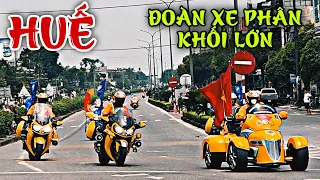 Dàn Mô Tô Khủng Dẫn Đầu Đoàn Đua Qua Trung Tâm Thành Phố Huế || #202