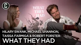 Hilary Swank & Michael Shannon Share Dreams of Traveling and Figure Skating