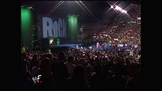 The Rock's Entrance on Monday Night RAW as the WWF Champion | RAW IS WAR 1998