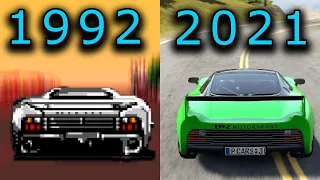 History of JAGUAR XJ220 in 30 Different Games