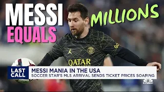 Lionel Messi Move Equals Millions ⚽| Messi's Move To MLS  sends ticket prices soaring #lionelmessi