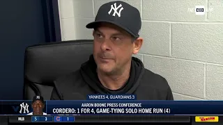 Aaron Boone on ejection, win