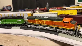 Running some ho trains