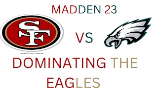 Madden NFL 23 - 49ers vs Eagles online matchup