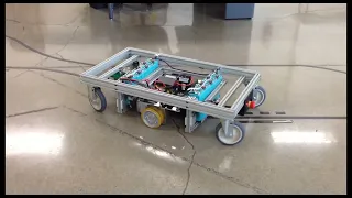Magnetic track following Mobile Robot demonstrator