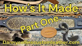 Building a Leather Rifle Sling With Exotic Inlay, Start to Finish Part One.