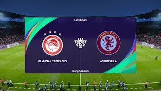 Olympiacos vs Aston Villa (09/05/2024) Semi-final UEFA Europa Conference League PES 2021