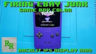 Game Boy Color IPS Screen Mod - Fixing Ebay Junk