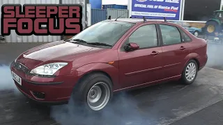 SLEEPER! TURBO'D FORD FOCUS AT SANTA POD RACEWAY