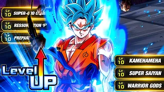 THE BEST EZA IN DOKKAN? LEVEL 10 LINKS 100% RAINBOW STAR EZA AGL BLUE GOKU! (DBZ: Dokkan Battle)