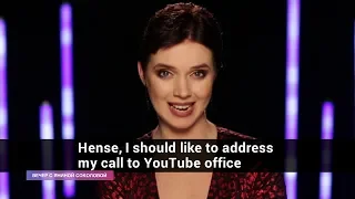⚡ Янина Соколова записала резкое обращение к руководству YouTube