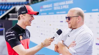 Maximilian Günther turns the tables on Sam Smith | Nissan Formula E