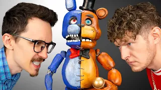 DESAFIO DIVERTIDO: FIVE NIGHTS AT FREDDY'S || CRIANDO UM ANIMATRÔNICO COM DOIS ROSTOS