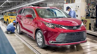 Inside US Massive Factory Producing The Toyota Sienna - Production Line